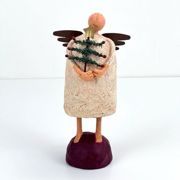 Demdaco Mistletoe Manor by Robin Kelso 2004 Angel Figurine Christmas Decor - Picture 1 of 8
